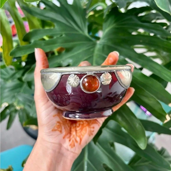 Handcrafted Ceramic bowl from Morocco - Picture 1 of 7